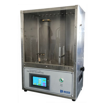 Textiel 45 graden vlamvertrager testmachine voldoet aan GB/T14644 en ASTM D1230