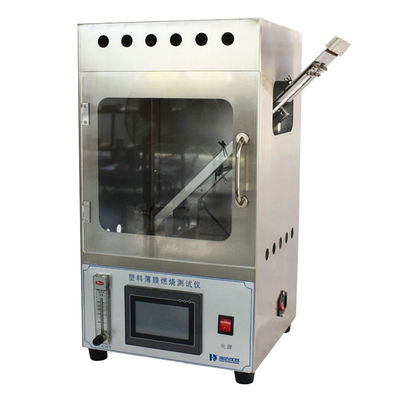Laboratoriumtoetsapparatuur Plastic film 45° ontvlambaarheidstestmachine