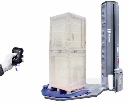 Model E/M-type draaitafel Volledig automatische palletverpakkingsmachine