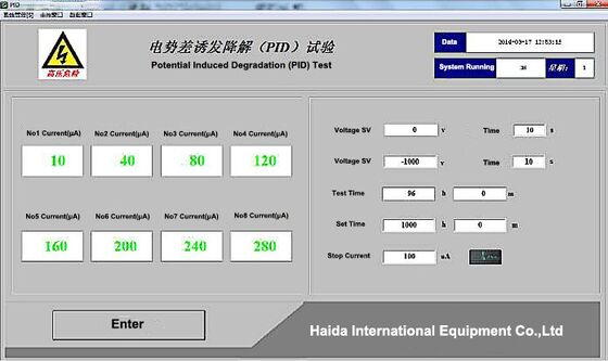 PV-potentieel-geïnduceerde degradatie PID-testmachine fotovoltaïsche module vochtige en hoge temperatuur simulatie tester apparatuur