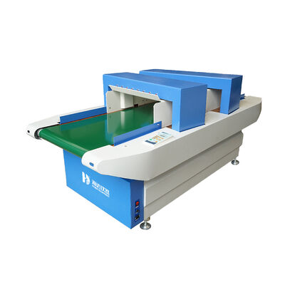 Dubbele Naald Metaaldetector met 600 mm Detectiebreedte en 24 m/min Transportband Snelheid voor Textieltesten