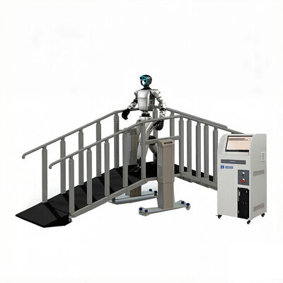 Robot Trappenklimteststation Trappenklimtestapparatuur Aanpasbare trappenspecificaties PLC-besturing Anti-valbeugels