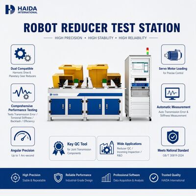 HD Robot Reducer Teststation Harmonische Planetaire Versnellingsbak Testmachine Transmissiefout Terugslag Stijfheid 1 boogseconde