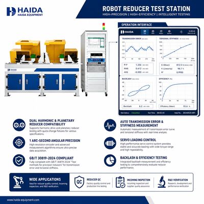 HD Robot Reducer Teststation Harmonische Planetaire Versnellingsbak Testmachine Transmissiefout Terugslag Stijfheid 1 boogseconde