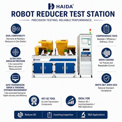 HD Robot Reducer Teststation Harmonische Planetaire Versnellingsbak Testmachine Transmissiefout Terugslag Stijfheid 1 boogseconde