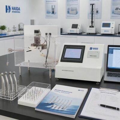 Tandheelkundig draaielement slijpprestatie tester Bur hoofd slijtage test machine snijdoeltreffendheidstest voor handstuk QC
