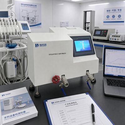 Dental Treatment Unit Pressure Loss Tester Negative Pressure Decay Testing Machine 0.01 kpa Resolution Dental Equipment