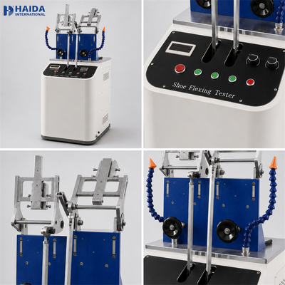HAIDA Schoen Flex Test Machine Schoen en Zool Flex Weerstand Test Machine GB T 3903.1 Standaard Schoen Test Apparatuur