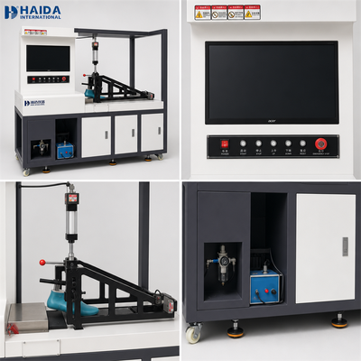 HAIDA Slip Resistance Tester Schoen Zool Wrijvingscoëfficiënt Testmachine ISO 13287 ASTM F2913 Schoen Testapparatuur